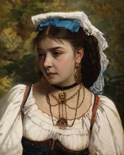 Young Italian Woman by Leonardo Gasser